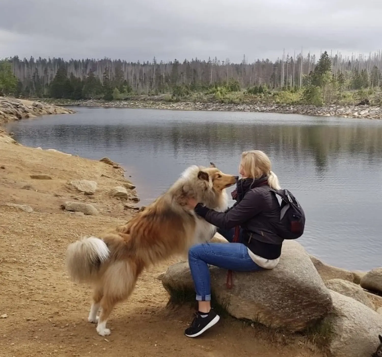 Frau und hunde von Lübbe Dogs